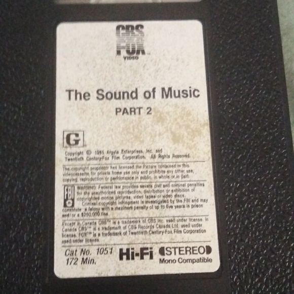 VHS tape the sound of music - Picture 8 of 8